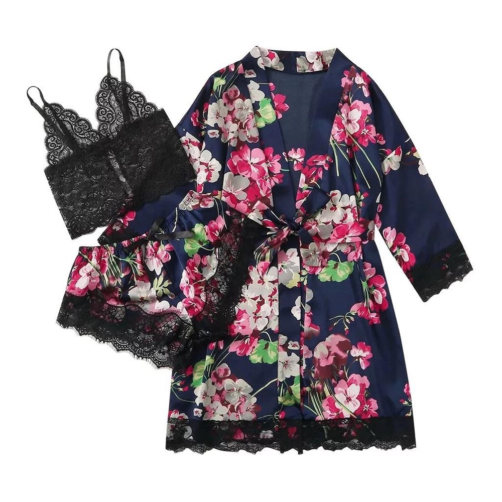 3pcs sexy lingeries pajamas nightwear for women